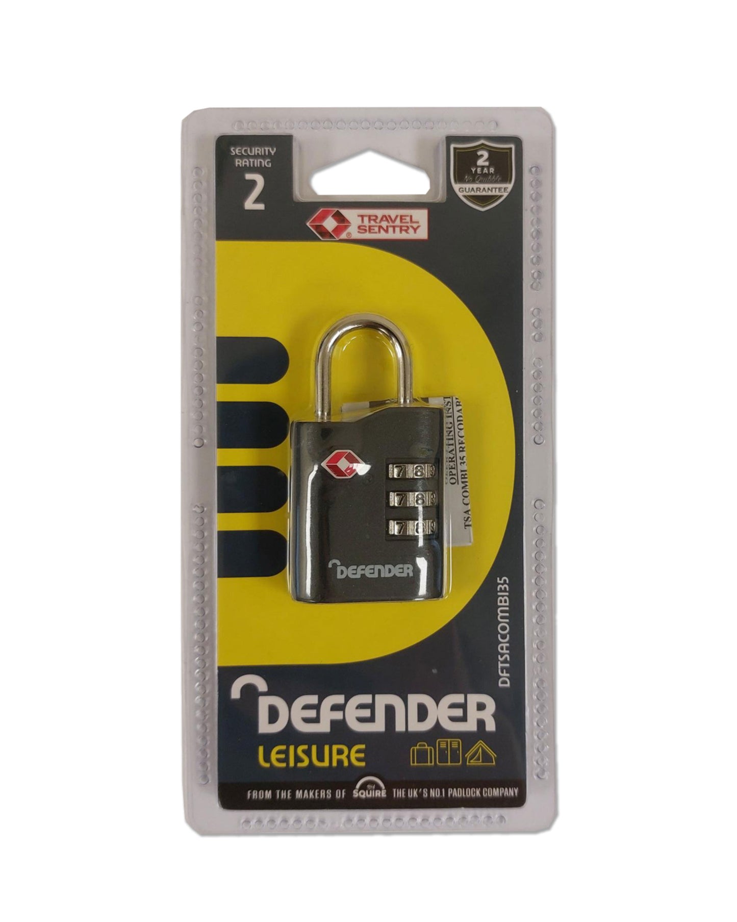 Squire TSA Combination Padlock