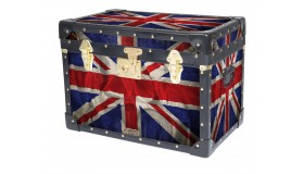 Stool Box with Flip Lock - Union Jack