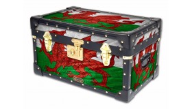 Tuck Box with Flip Lock - Welsh Flag