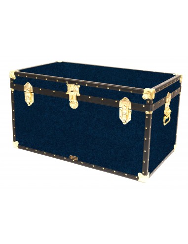 36" Cabin Trunk - Blue Fleck Carpet