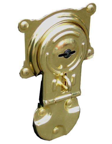 Trunk Cabin Lock - Gold in Colour - Supplied With 2x Keys