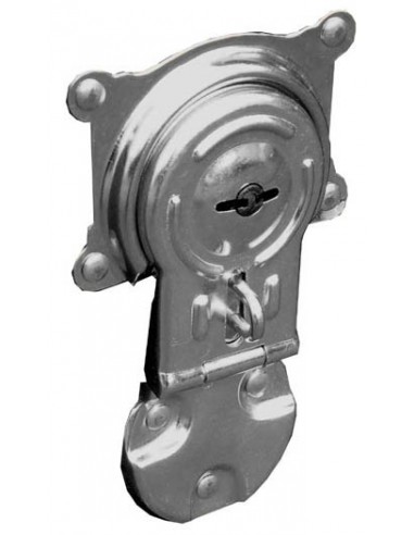 Trunk Cabin Lock - Silver in Colour - Supplied With 2x Keys