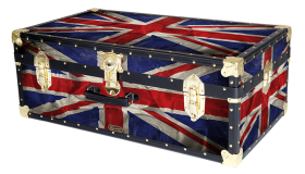 33" Hand Luggage Trunk - Union Jack