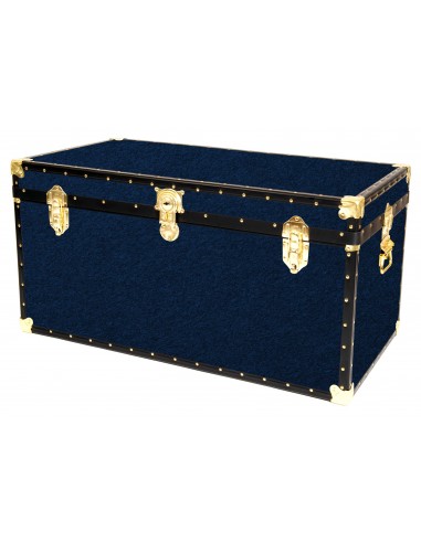 40" Queen Trunk - Blue Fleck Carpet