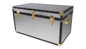 36" Cabin Trunk - Silver Alloy