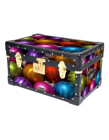 Tuck Box with Flip Lock - Coloured Baubles