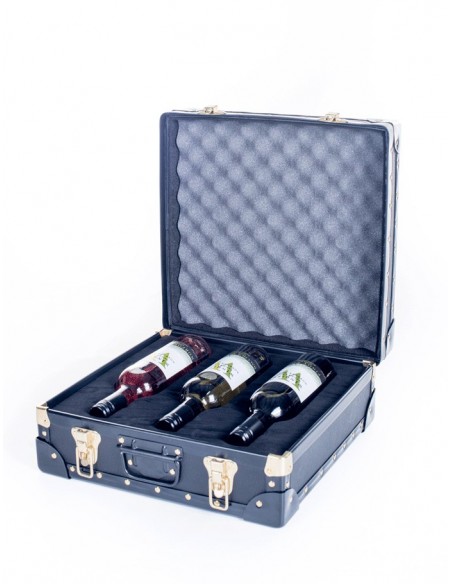 Wine Bottle Case - 3 Bottle Holder