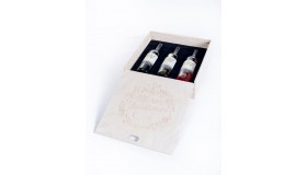 Timber Wine Crate - 3 Bottle Holder