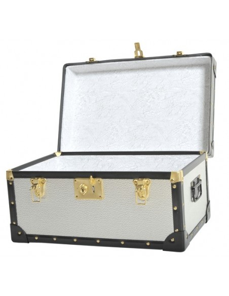 Tuck Box with Flip Lock - Silver Alloy