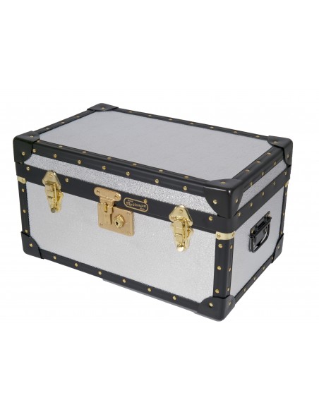 Tuck Box with Flip Lock - Silver Alloy