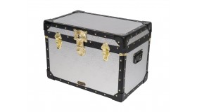 Stool Box with Cabin Lock - Silver Alloy