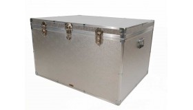 40" Jumbo Trunk - Silver Alloy