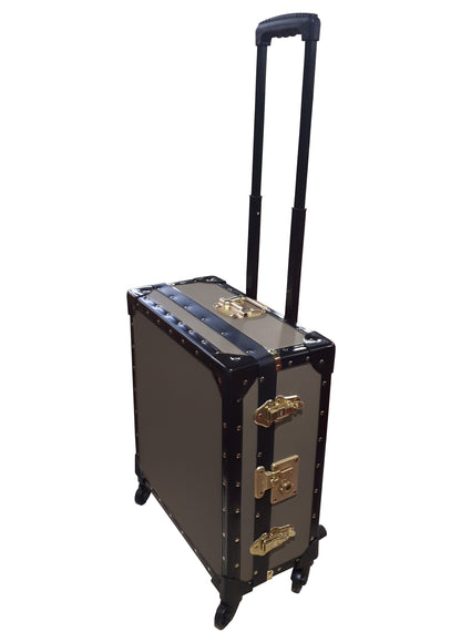 Traditional Wheeled Luggage Trunk