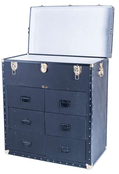 Traditional 6 Drawer Tall Boy Trunk