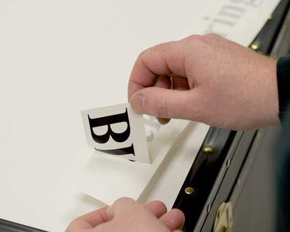 35mm Small Vinyl Lettering