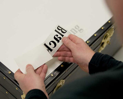 35mm Small Vinyl Lettering