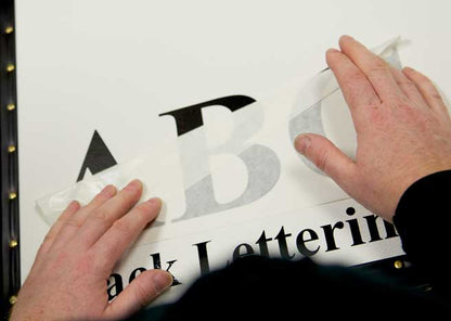 125mm Small Vinyl Lettering
