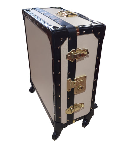 Traditional Wheeled Luggage Trunk