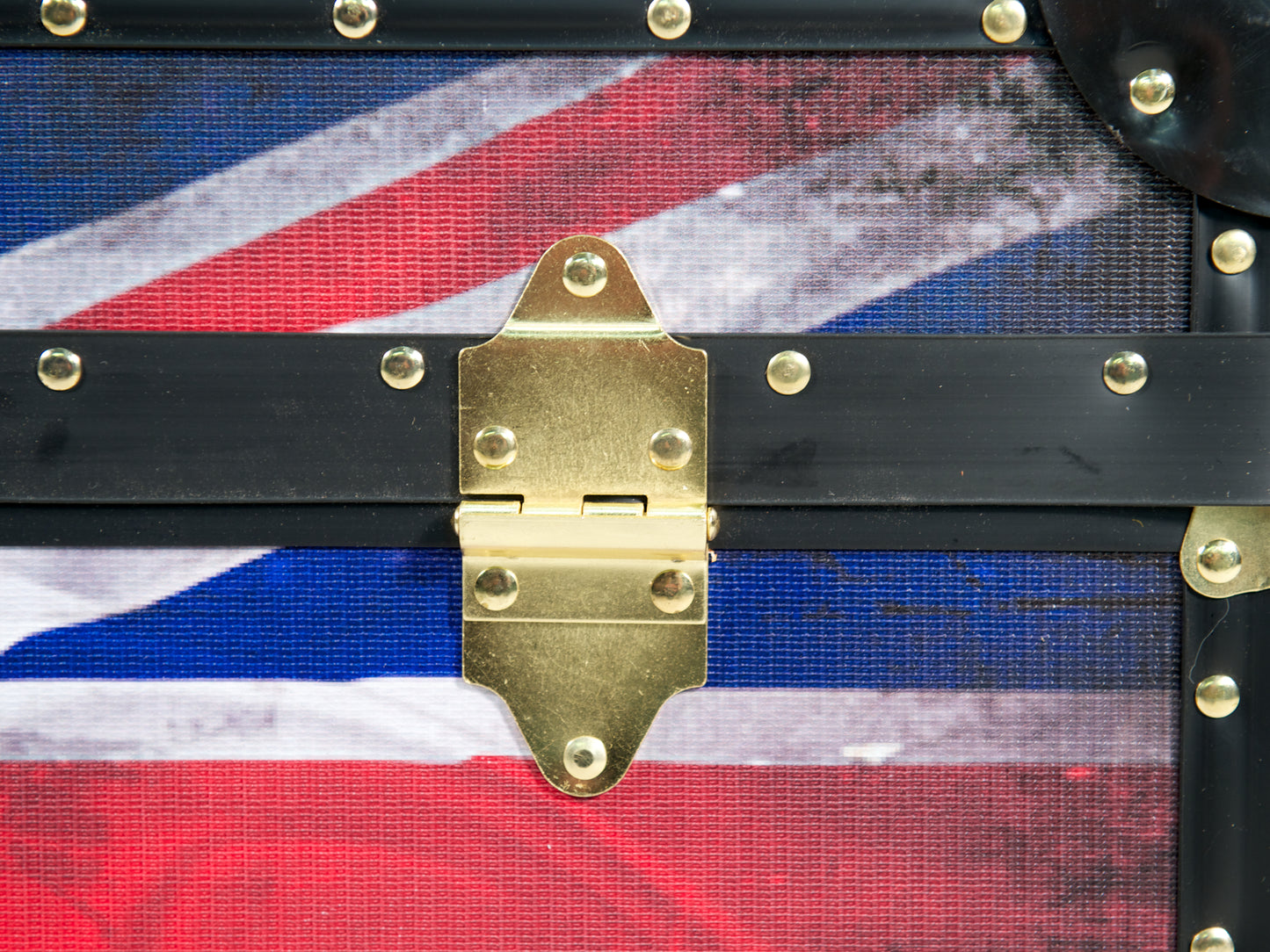 Traditional Stool Box with Cabin Lock - Union Jack