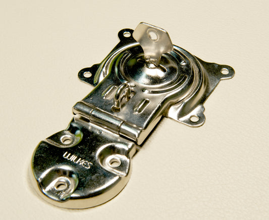 Trunk Cabin Lock - Silver - Supplied With 2x Keys