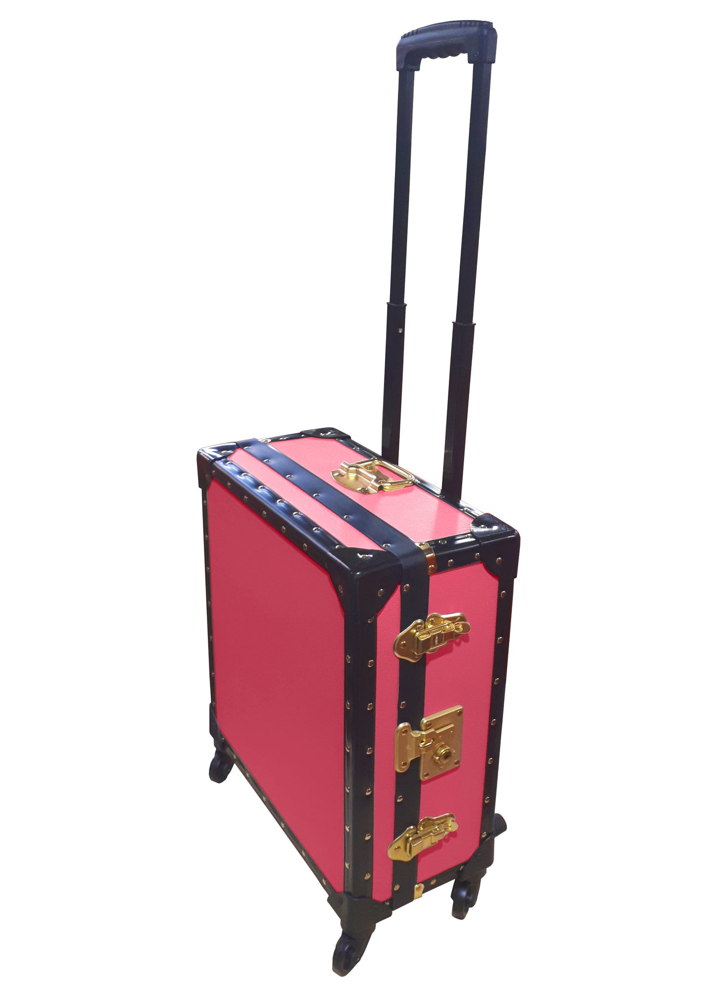 Traditional Wheeled Luggage Trunk