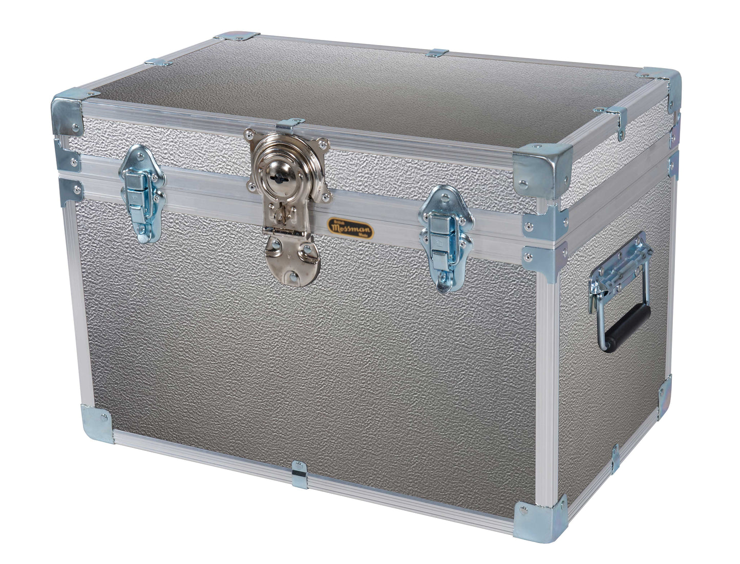 Industrial Stool Box with Cabin Lock - Silver Alloy