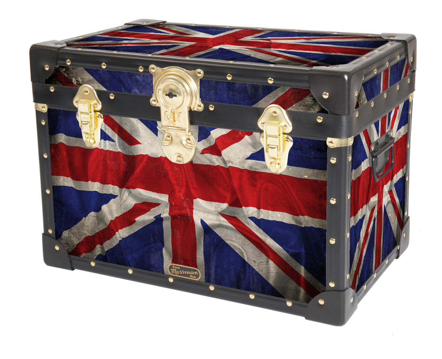 Traditional Stool Box with Cabin Lock - Union Jack