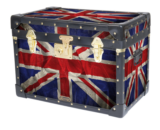Traditional Stool Box with Flip Lock - Union Jack