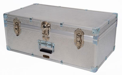 Industrial 30" Attache Luggage Trunk - Silver Alloy