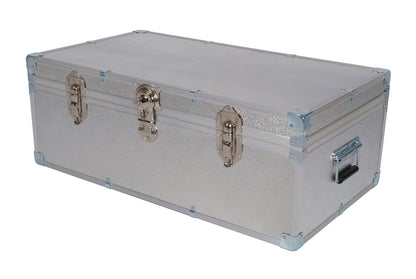 Industrial 33" Hand Luggage Trunk - Silver Alloy