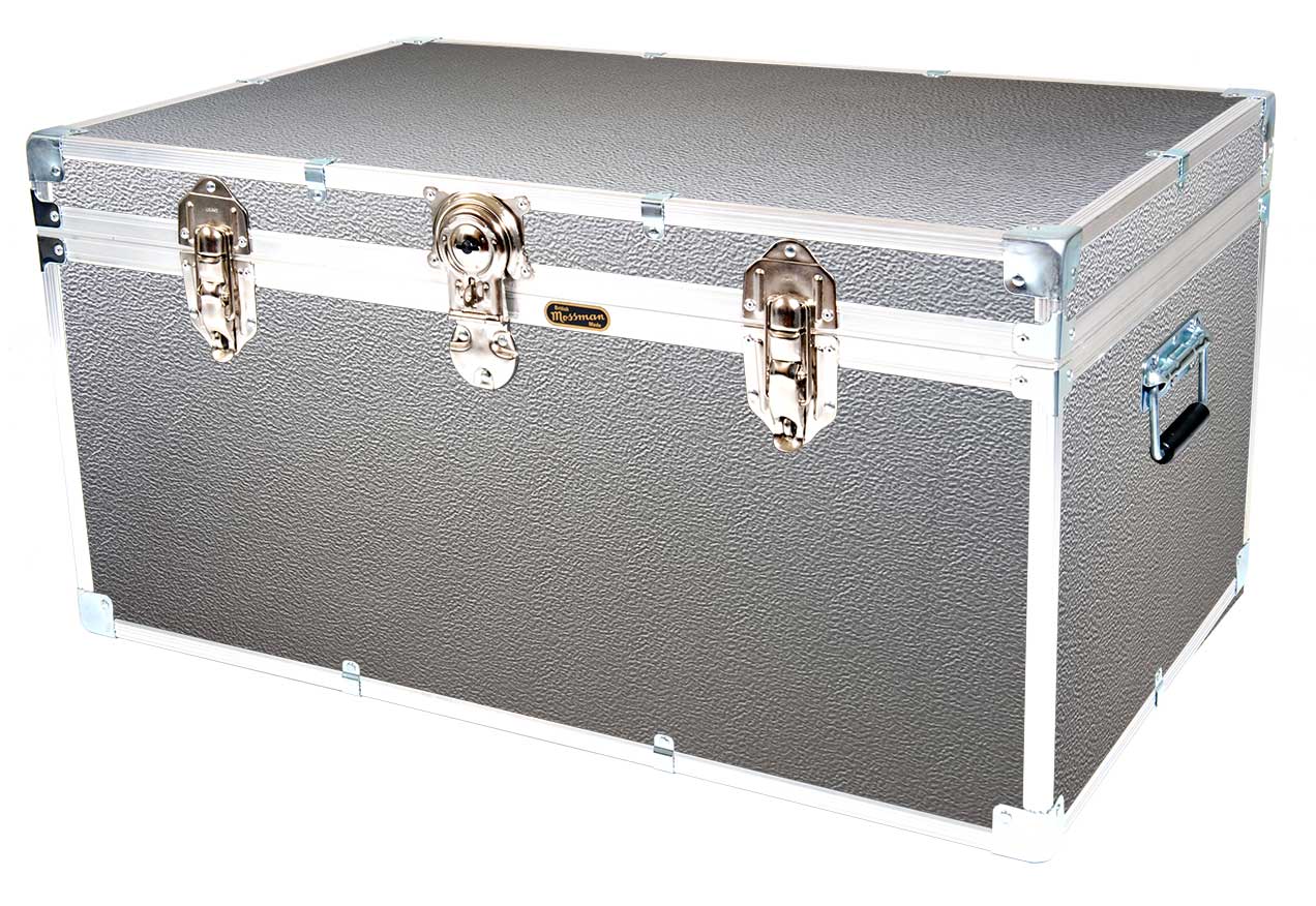 Industrial 36" Cabin Trunk - Silver Alloy