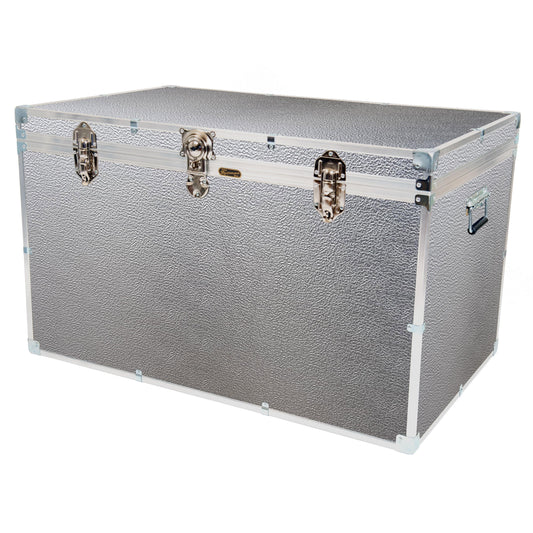 Industrial 40" King Trunk - Silver