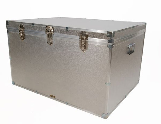 Industrial 40" Jumbo Trunk - Silver Alloy