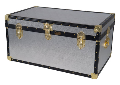Traditional 33" Storer Trunk - Silver Alloy