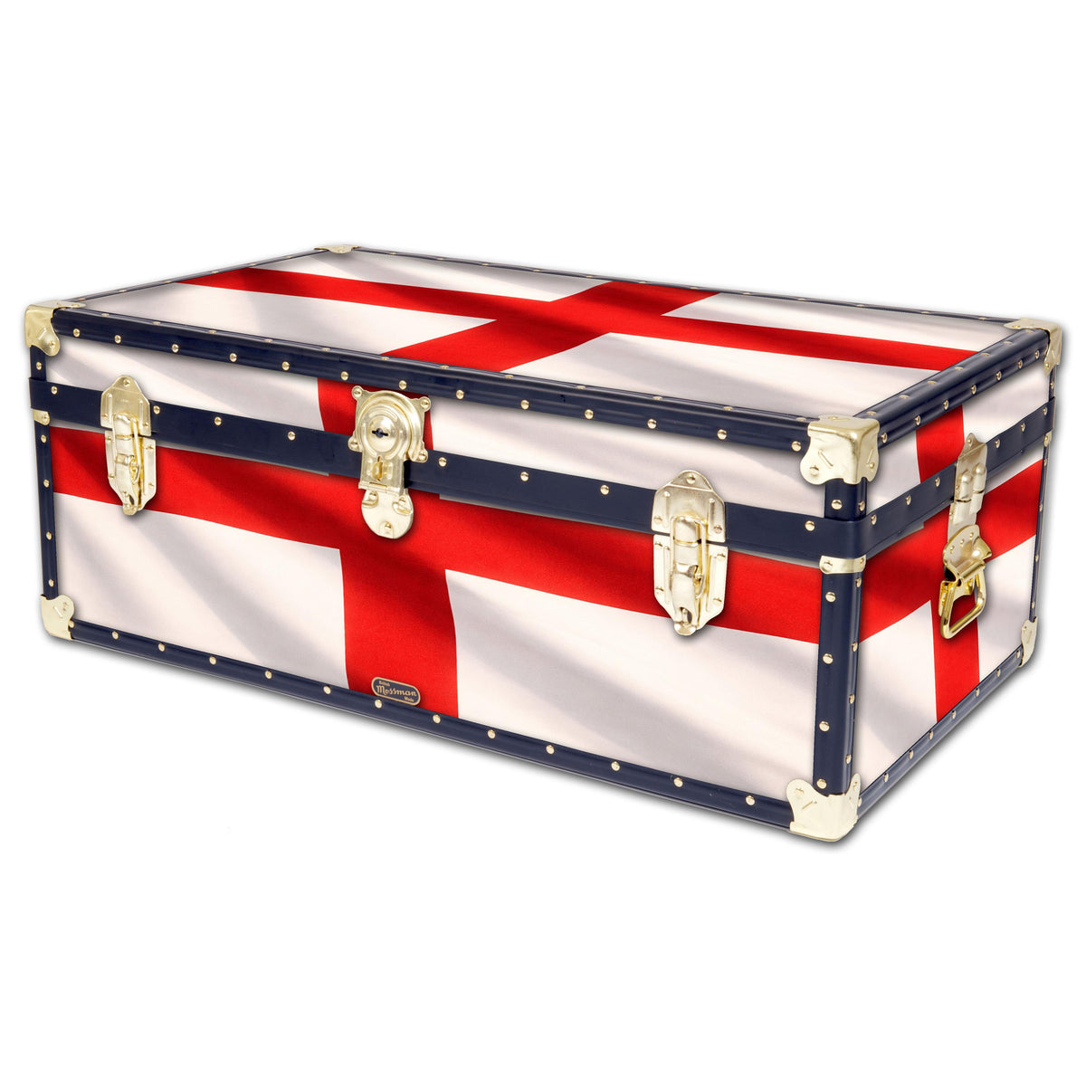 Traditional 36" Steamer Trunk - English Flag