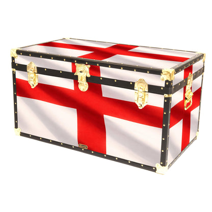 Traditional 36" Cabin Trunk - English Flag