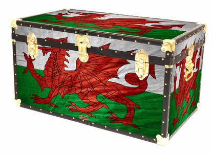 Traditional 36" Cabin Trunk - Welsh Flag