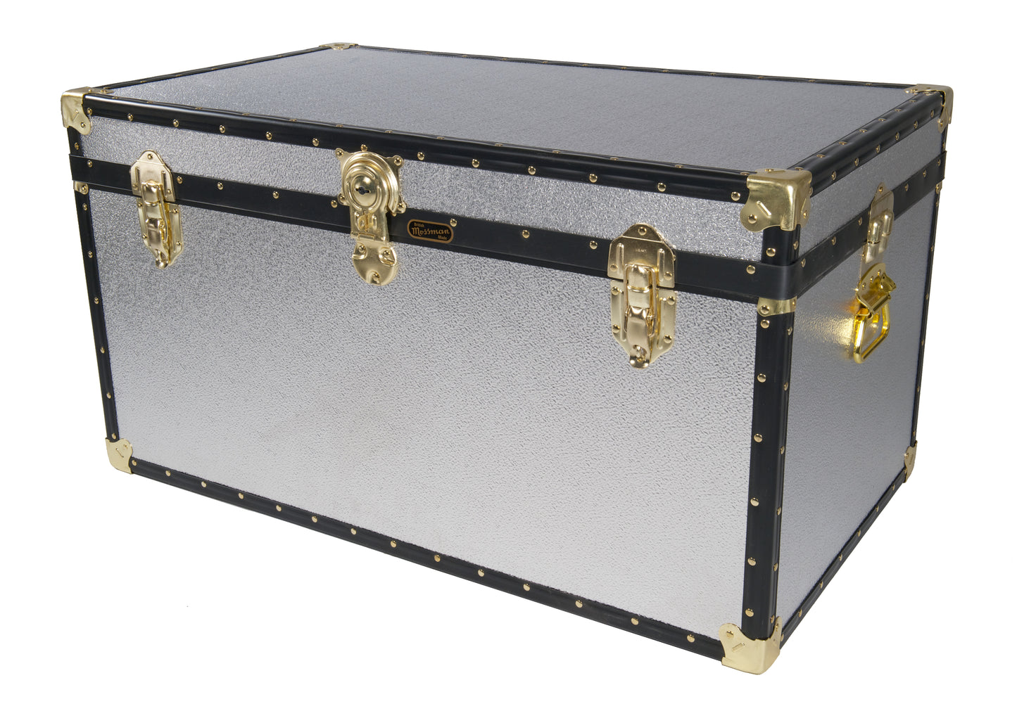 Traditional 36" Cabin Trunk - Silver Alloy
