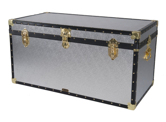 Traditional 40" Queen Trunk - Silver Alloy