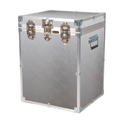 Industrial 18" Bedside Trunk - Silver Alloy