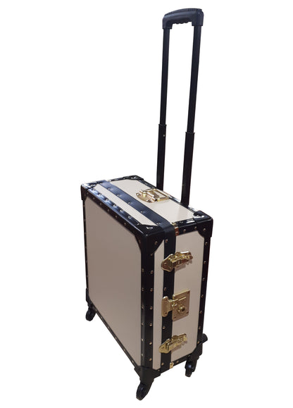Traditional Wheeled Luggage Trunk