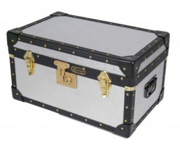Traditional Tuck Box with Flip Lock - Silver Alloy