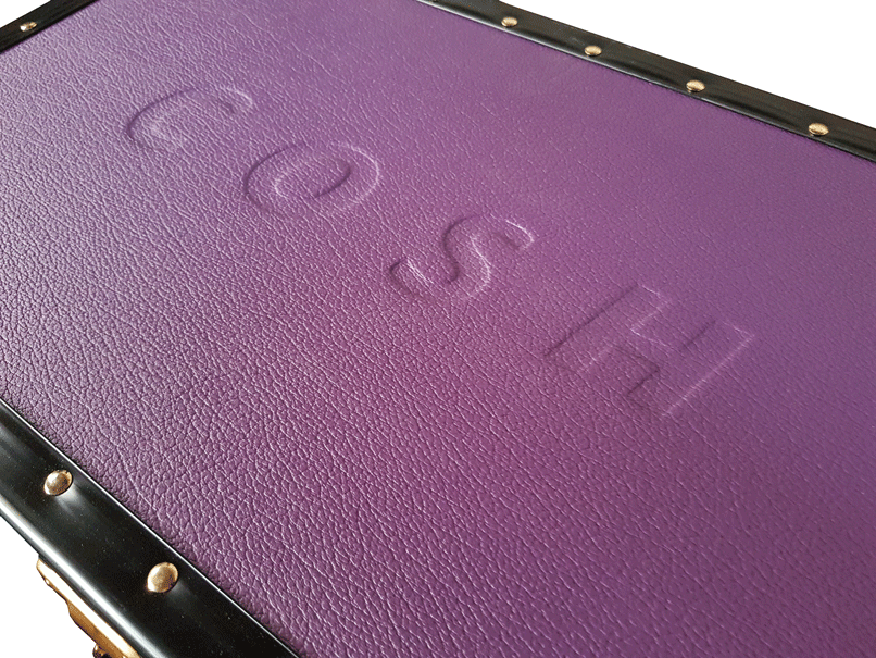 Traditional Wheeled Luggage Trunk