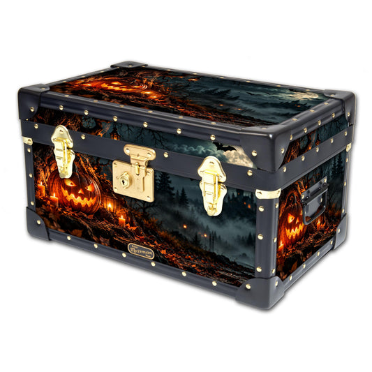 Traditional Tuck Box with Flip Lock - Spooky Pumpkin