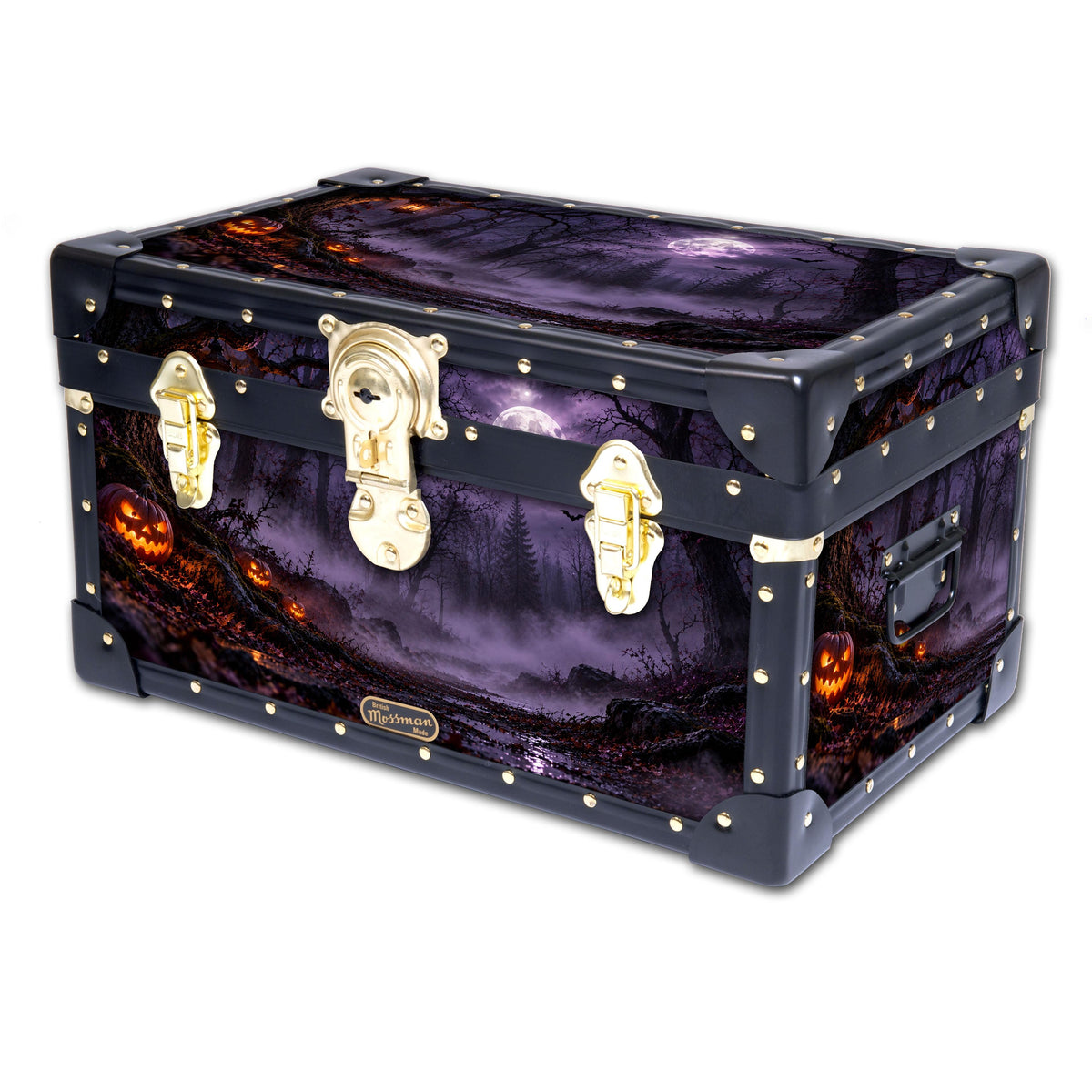 Traditional Tuck Box with Cabin Lock - Moonlit Forest