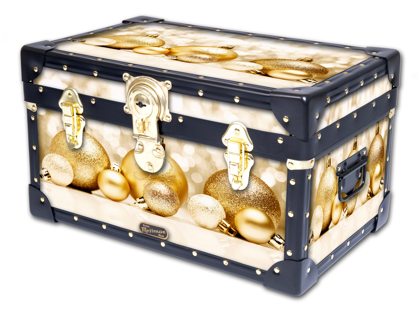 Traditional Tuck Box with Cabin Lock - Gold Baubles