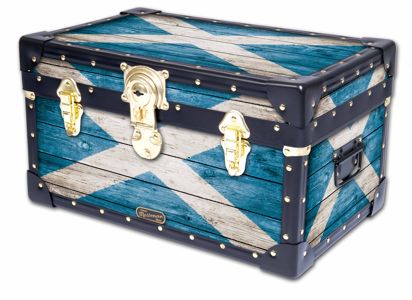 Traditional Tuck Box with Cabin Lock - Scottish Flag