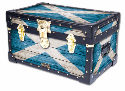 Traditional Tuck Box with Cabin Lock - Scottish Flag