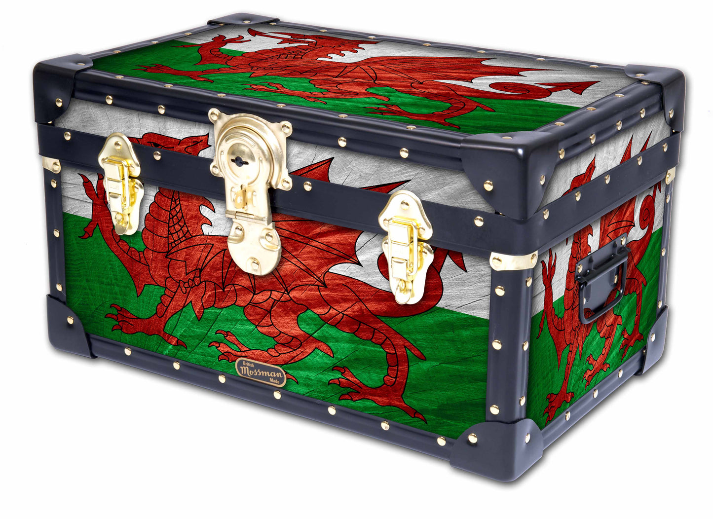 Traditional Tuck Box with Cabin Lock - Welsh Flag