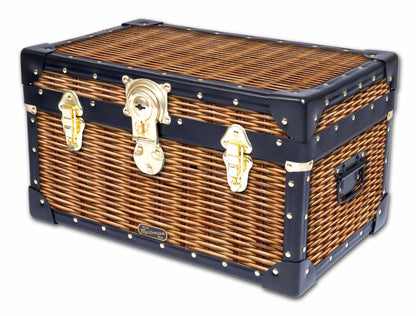 Traditional Tuck Box with Cabin Lock - Wicker Print